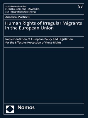 cover image of Human Rights of Irregular Migrants in the European Union